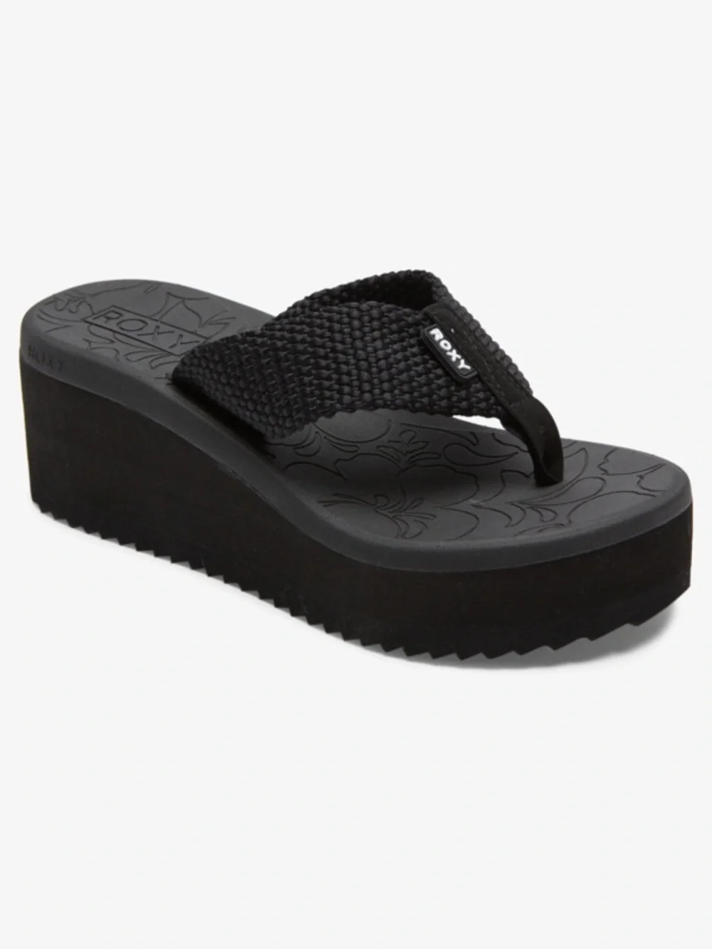 Roxy woman’s platform flip flops size 10